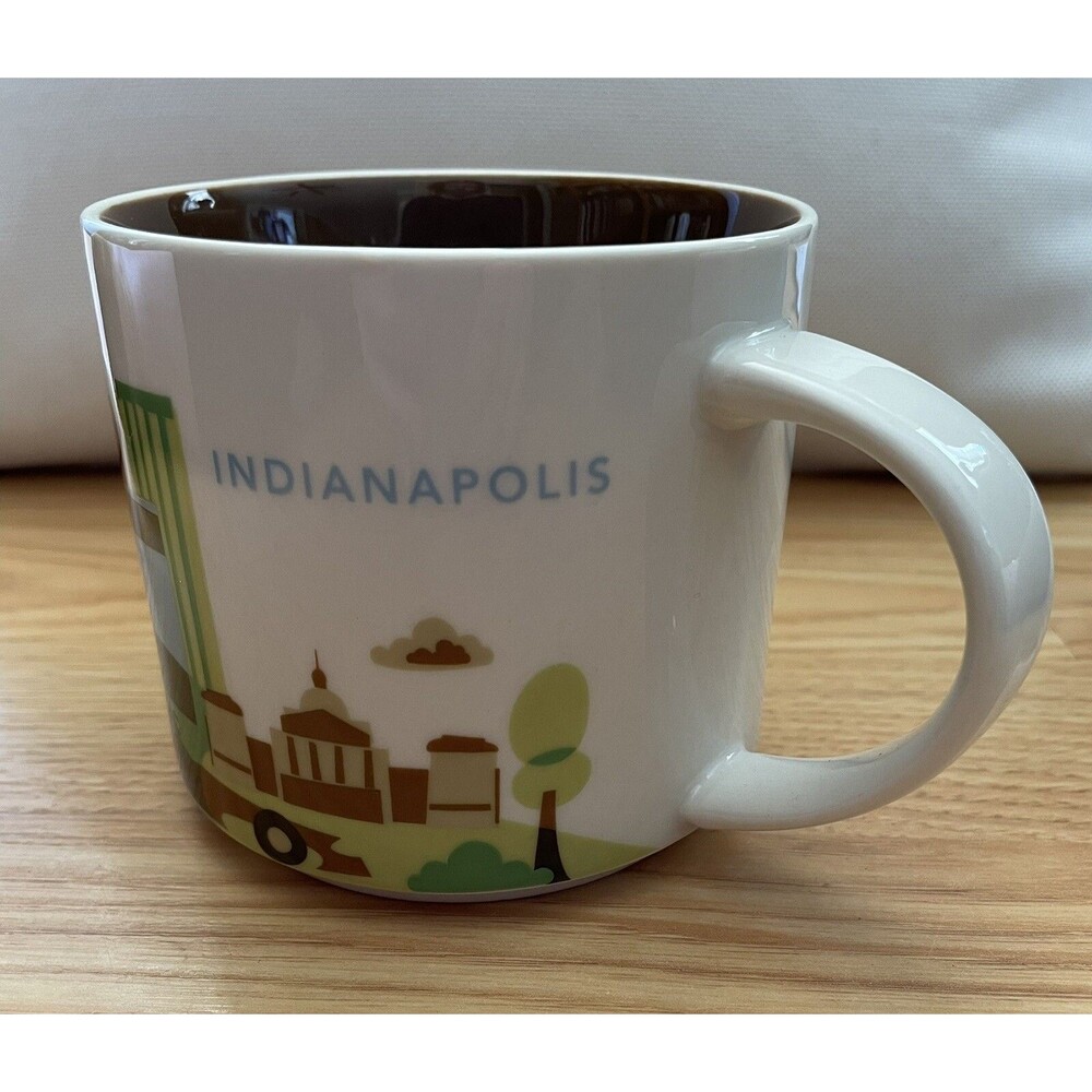 Starbucks 2015 - You Are Here Collection - “Indianapolis” Coffee Mug (14 oz)